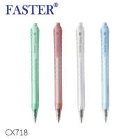 ปากกาหมึกเจล Faster CX718-FAN Luminie หมึกสีน้ำเงิน ด้ามคละสี (1 ด้าม )