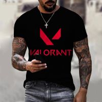 ฤดูร้อน Valorant เสื้อยืด เกมการพิมพ์ 3D Street Wear ผู้ชายผู้หญิงสบาย ๆ พลัสขนาดแขนสั้น O คอเสื้อยืดเสื้อยืดเสื้อผ้าด้านบน XS-5XL