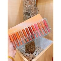 ลิปสติก teammy Lip Gloss 12 แท่ง x 1 Set เนื้อแมท เม็ดสีชัดเจน ติดทน ติดนาน