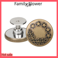 Family Flower Flash Sale หมุดกระดุมสำหรับกางเกงยีนส์ใหม่อะไหล่กระดุมสำหรับกางเกงแฟชั่นแบบ DIY