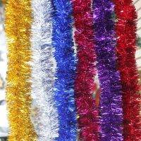 {Decwork}5M Tinsel Garland Omaments ตกแต่งต้นคริสต์มาสสำหรับงานแต่งงานเทศกาลอุปกรณ์งานเลี้ยงวันเกิดอุปกรณ์ตกแต่งบาร์