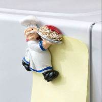 Cartoon Creative 3D Bread Chef Message Home Decor Fridge Magnet Refrigerator Decoration Gift For Kitchen Sticker Poster Notes Refrigerator Parts Acces