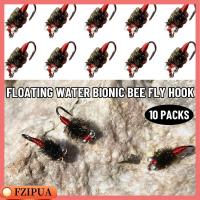 FZIPUA 10PCS ของใหม่ ตะขอสามชั้น แมลงข้อเหวี่ยง เทียมเทียมเทียม Caddis สีน้ำตาล เหยื่อตกปลาเทราท์ หนอนขนแกะ เหยื่อไบโอนิค