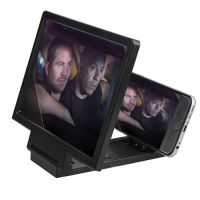 Phone Screen Amplifier Mobile Phone 3D Screen Amplifier Magnifying Glass High Clarity Stand Holders for Video