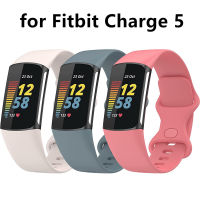 Fitbit สายนาฬิกาสำหรับผู้หญิงผู้ชาย,สมาร์ทวอทช์ Fitbit Charge 5สายนาฬิกาข้อมือซิลิโคนนิ่ม3ชิ้น