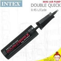 ที่สูบลมมือ รุ่นเล็ก Double Quick Mini Hand Pump by Intex สูบลูกบอล เสื้อชูชีพเด็ก ห่วงว่ายน้ำ เน้นพกพา กะทัดรัด