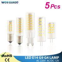 [HOT QQZIWWUJJWG 104] 5ชิ้นหลอดไฟ LED G9 G4 E14 Led หลอดไฟ LED 3วัตต์7วัตต์9วัตต์10วัตต์12วัตต์220โวลต์ Ac/ DC12V ซัง SMD 2835 LED Dimmable เซรามิกแทนที่หลอดฮาโลเจน