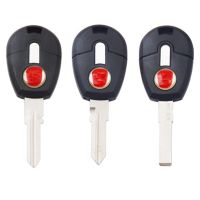 JHTJHNDTGFJHND DAKATU 20PCS เปลี่ยน Remote Key Shell สำหรับ Fiat Positron EX300 Fob รถฝาครอบอัตโนมัติ Transponder พร้อม SIP22/GT15R ใบมีด