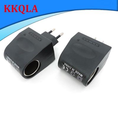 QKKQLA AC 110V 220V to 12V 500ma 1A DC Car Charger Adapter Lighter power supply Socket EU US converter For Automobile