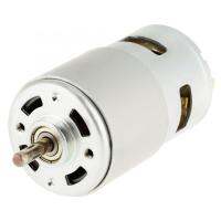 【✆New✆】 chexiuhua มอเตอร์ Dc ขนาดเล็กลูกปืนแบบคู่ความเร็วสูง16000รอบต่อนาที795 12V Motor Listrik ต่อนาที