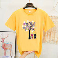 BK-311*เสื้อยืดแขนสั้นพร้อมส่ง 8สี ลายการ์ตูน ขายดีตามเทรนต์ ลายน่ารัก สีสันสดใส่น่ารัก ใส่ได้ทั้งหญิงและชาย (S-3XL) **ปลีก-ส่ง***