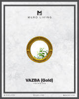 กระจกตกแต่งผนังดีไซน์ Muro Living รุ่น VAZBA (Gold , Natural)