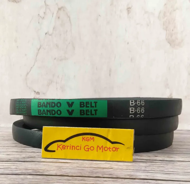 BANDO VAN BELT B-66 V BELT TALI KIPAS B66 FAN BELT VANBELT POLOS B-66 ...