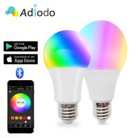 E27 RGBW RGBWW บลูทูธหลอดไฟ LED 15W 110V 220V Lampada เปลี่ยนสีสัน RGB หลอดไฟ LED พร้อม Bluetooth APP Control