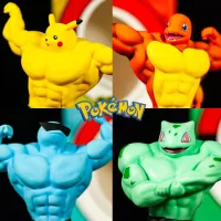 ชุดของขวัญสร้างหุ่นโชว์ให้โปเกมอน Pikachu ตุ๊กตาขยับแขนขาได้อนิเมะ Gk Bulbasaur