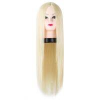 Synthetic Long Hair Fei-Show Straight Blonde Wigs Heat Resistant Fiber Pelucas Cartoon Role Cos-play Costume Women Hairpiece Wig  Hair Extensions Pads