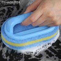 ✶ Thickening Cleaning Brush with Handle Kitchen Sponge Wipe Bathroom Tile Bathtub Cleaning Sponge Home Stain Removal Clean Tools