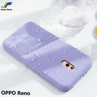 Jiefie สำหรับ OPPO Reno ซิลิโคนเหลวกรณี Silky Soft-Touch ป้องกันการล่มสลายฝาครอบป้องกัน