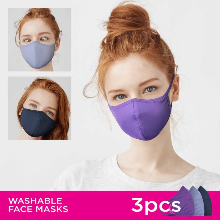 lazada washable face mask