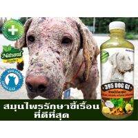 ถูก !!! 395 DOG GI น้ำหมักรักษาขี้เรื้อน แผลขี้เรื้อน ฆ่าตัวไร อาการคัน เหม็นสาป 1 ขวด 350 ml.