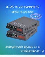 Media Converter Gigabit Fiber แบบ single mode HTB-4100A/B 2 ตัว ระยะ 3 - 20 KM