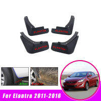 4Pcs รถอุปกรณ์เสริม Mud Flaps Fender Flares สำหรับ HYUNDAI ELANTRA 2011 2012 2013 2014 2015 2016 Mudflap Mudguards Splash Guard