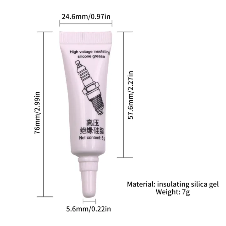 Automobile spark plug high voltage insulating grease ignition coil