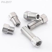 304 stainless steel 1 / 2 extension internal and external wire direct hexagon joint thread extension homemade water tank joint