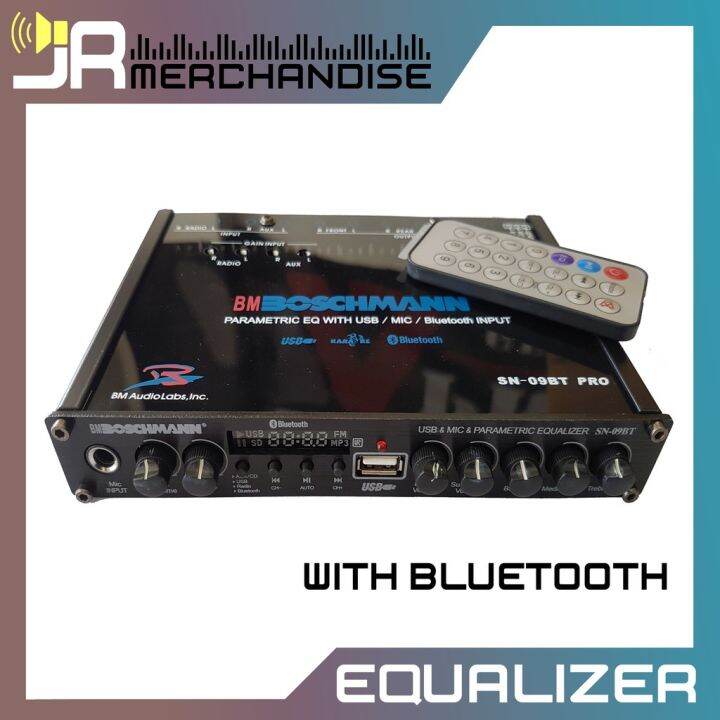 durable Boschmann SN09BT PRO Parametric Equalizer w/ USB, BT, MIC