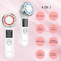 [COD]ANLAN 4 In 1 EMS เครื่องนวดหน้า LED Light Tpy Wrinkle Removal Face Lifting Skin Care Device Christmas Gift