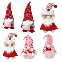 【CW】 Faceless Gnome Plush Doll for Wedding Christmas Valentines Day Decorations Home Xmas Ornament New Year Gifts Scandinavian