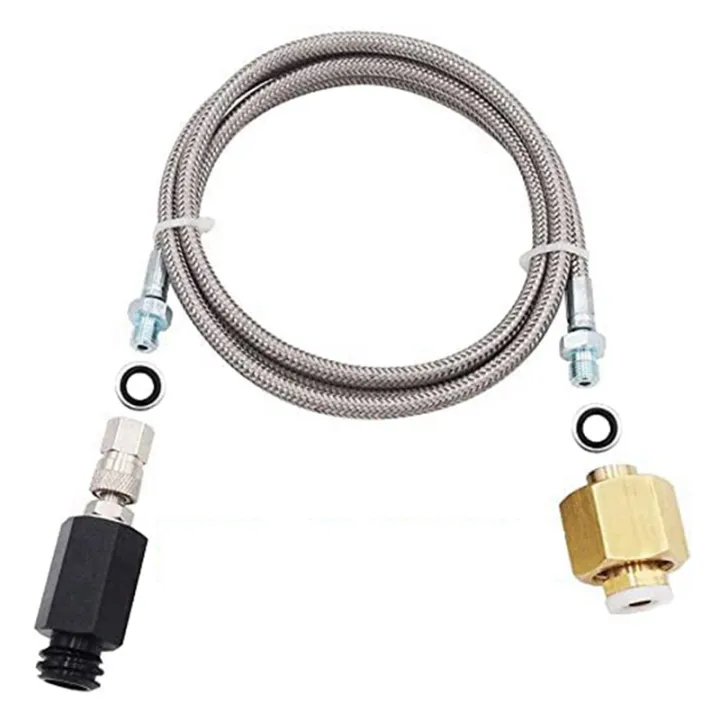 Soda Stream Co2 Adapter with High Pressure PTFE External Hose, CGA320