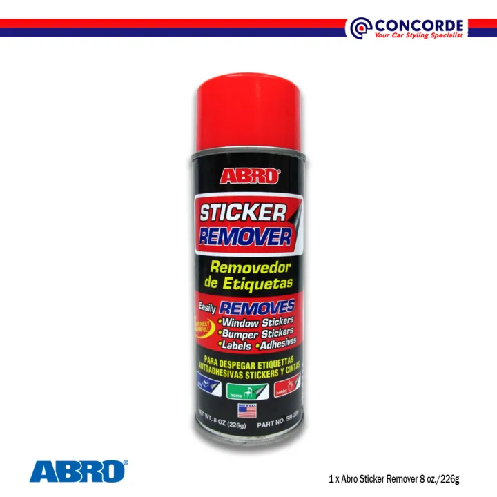 Concorde Abro Sticker Remover 8 oz./226g. Lazada PH