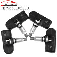 4ชิ้น9681102280เซ็นเซอร์แรงดันยาง TMPS ใหม่สำหรับ Peugeot 407 207 307 607 508 807สำหรับ Citroen C4 5 6 7 8 433MHZ