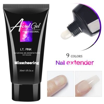 30ML Quick Building For Nail Extension Acrylic UV Nail Crystal Acrylic Gel Polish Varnish For Nail Extensions TSLM1