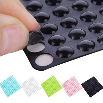 ┋✒ 100PCS Self Adhesive Rubber Damper Buffer Cabinet Bumpers Silicone Furniture Pads Cushion Protective Toilets Drawer Door Pad