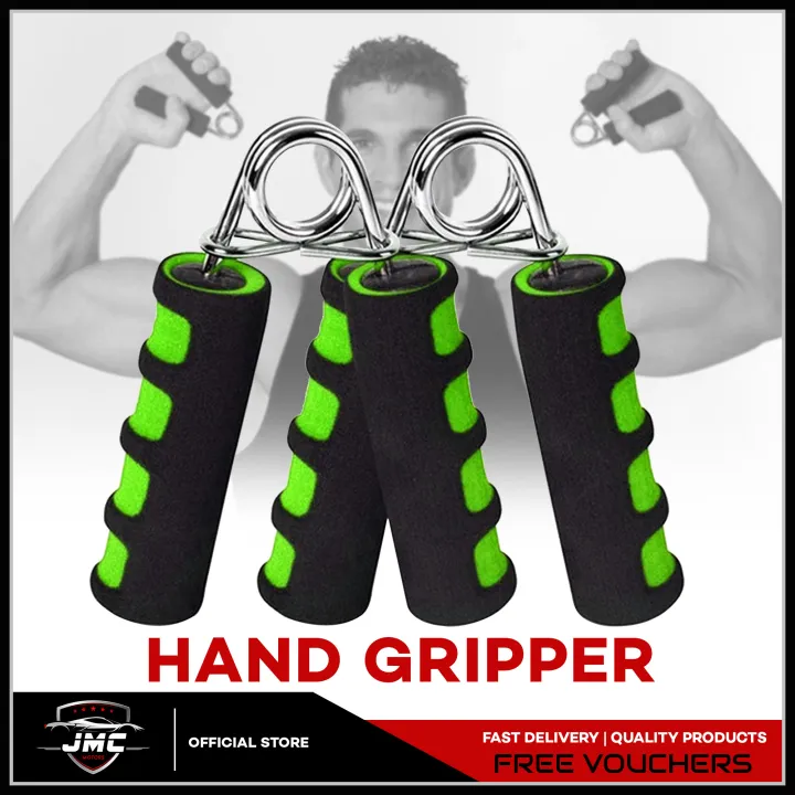 JMC 2x Hand Grip Muscle Developer Gripper Wrist Power Exerciser Gym ...