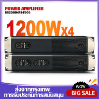 professional เครื่องขยายเสียง RS2500/RS4500 2/4 ช่องเครื่องขยายเสียง 1200W อุปกรณ์เครื่องเสียงระดับมืออาชีพ 2U ประเภท outdoor party bar KTV สินค้าออริจินัล