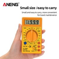 ANENG DT830D Mini Digital Multimeter Voltmeter Voltage Ampere Ohm Tester DC AC Ammeter Power Meter Test With Probe Buzzer Electrical Trade Tools Teste