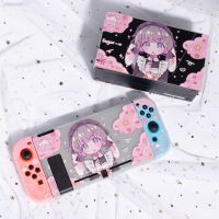 เคลือบใส TPU Soft Case ป้องกันคริสตัลเชลล์สำหรับ Nintendo สวิทช์ Oled NS Joy-Con ควบคุมทีวี D Ock ปกป้องกัน