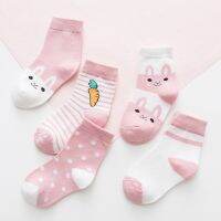 5 Pair/Lot Children Socks Cotton Boy Girl Baby Infant Cute Cartoon Soft Warm Stripe Fashion For Autumn Winter Kids Sport Socks