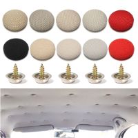 10Pcs Universal Car Roof Repair Buckles Car Interior Ceiling Cloth Fixing Screw Cap Headliner Rivets Retainer Automotive Care Nails Screws Fasteners