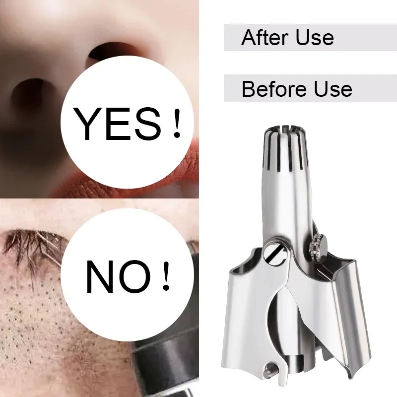 KIPRUN Nose Hair Trimmer for Men/Woman Stainless Steel Manual Trimmer for  Nose Vibrissa Razor Shaver Washable | Lazada PH