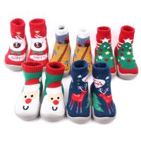 【hot】！ Baby Shoes Rubber Sole Anti-slip Infant Indoor Prewalking Design for Boys and