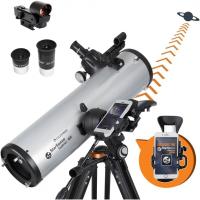 Celestron Starsense Explorer DX 130AZ สมาร์ทโฟนชุดกล้องโทรทรรศน์ดาราศาสตร์สะท้อนแสงแบบนิวตันเปิดใช้งานแบบมืออาชีพ