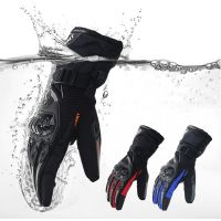 motorcycle gloves can be touch-screen winter 100 waterproof and windproof Gant Moto Guantes mens cycling gloves