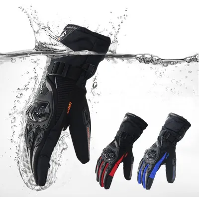 Free Shipping Full Finger Motorcycle Bicycle Gloves Motocross 3 Colors Size M-XXL Moto Protective Gears Glove for Men