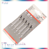 Fulai 5ชิ้น T101AO HCS T-Shank ใบเลื่อยจิ๊กซอว์โค้งเครื่องมือตัดสำหรับไม้พลาสติกเห็น