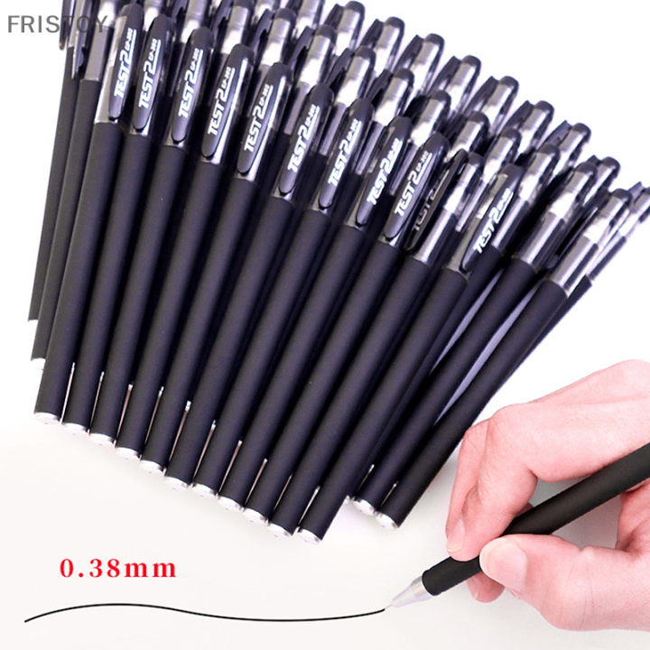 fristoy-qearl-10pcs-high-quality-0-5-0-38mm-clear-liquid-ink-ball-pen-for-student-school-office