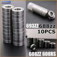 ✺◊☃ 10PCS 688ZZ/693ZZ/608RS/608ZZ Bearing ABEC-5 1 Miniature Mini Ball Bearings Parts Deep Groove Flanged Pulley Wheel